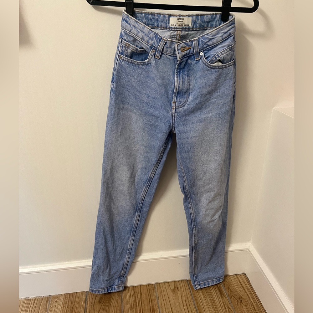 Bershka Blue Mom Jeans